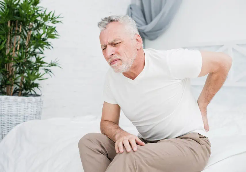 back pain when breathing